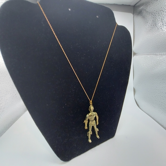 Star Wars Vintage C3PO Pendant w/ chain 1977. A Nostalgic Piece to Collect! - Picture 9 of 14
